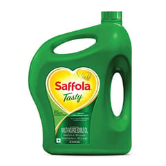 Saffola Tasty Refined Cooking oil | Blend of Rice bran & Corn oil | Pro Fitness Conscious