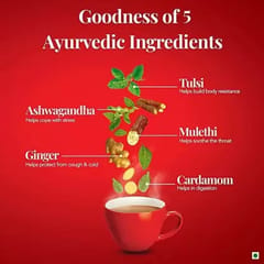 Red Label Natural Care Tea, with 5 Ayurvedic Ingredients