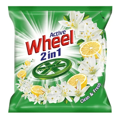 Wheel 2 in 1 washing powder