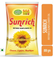 Sunrich Refined Sunflower Oil Pouch  (1 L)